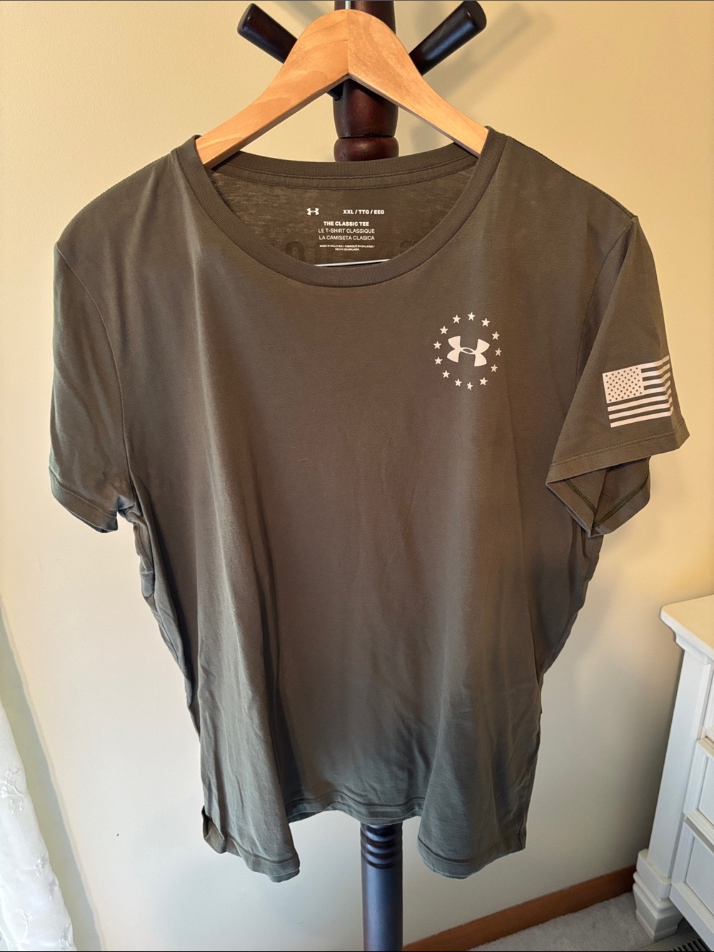 Under Armour Olive Green Women’s Short Sleeve Logo Tee